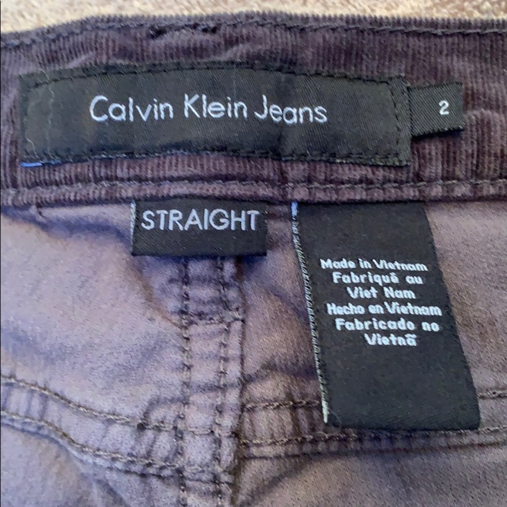 Calvin Klein corduroy jeans